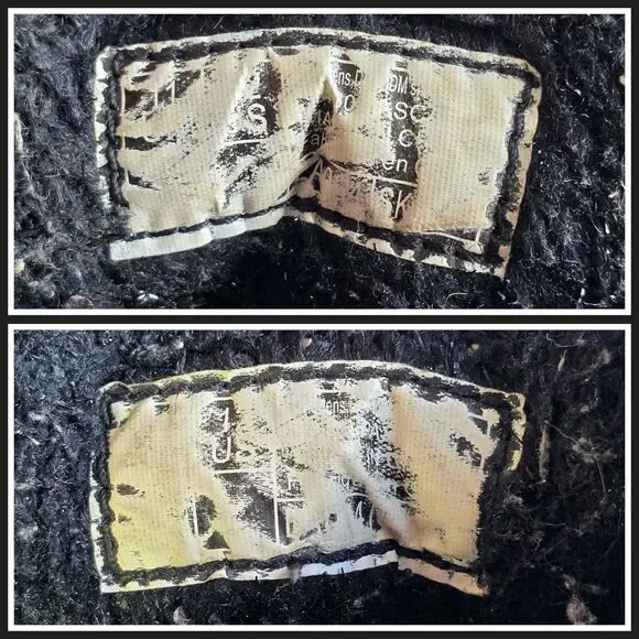 DR MARTENS Junior 1460 Pascal Tinsel Fur Lace Up Boots Black 12 29 Sparkly Girls - Picture 13 of 14